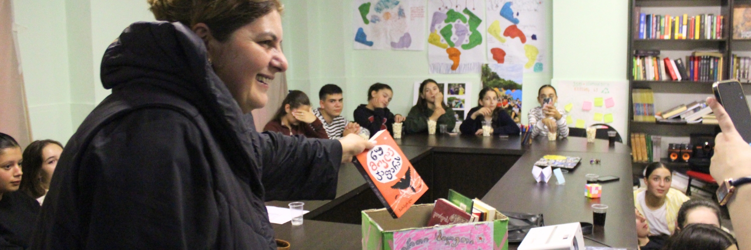 As Part of a Youth Initiative, the Library Collection of the Akhalsopeli Youth Center Was Renewed